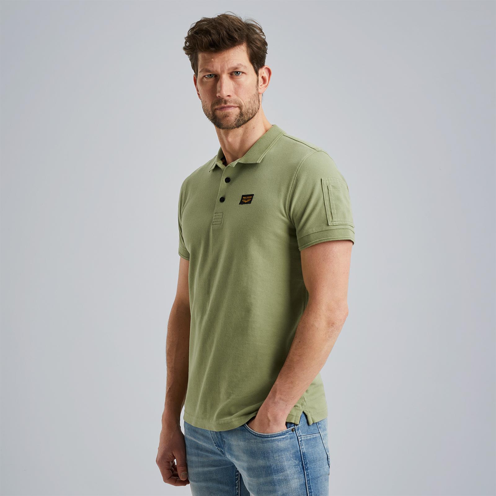 PME LEGEND Heren Polo's & T-shirts Short Sleeve Polo Trackway Groen
