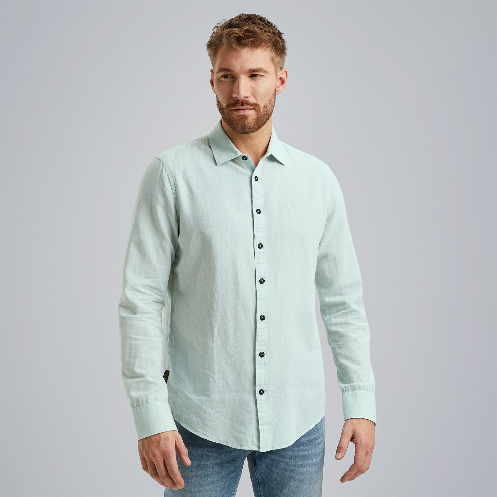 PME Legend regular fit overhemd turquoise