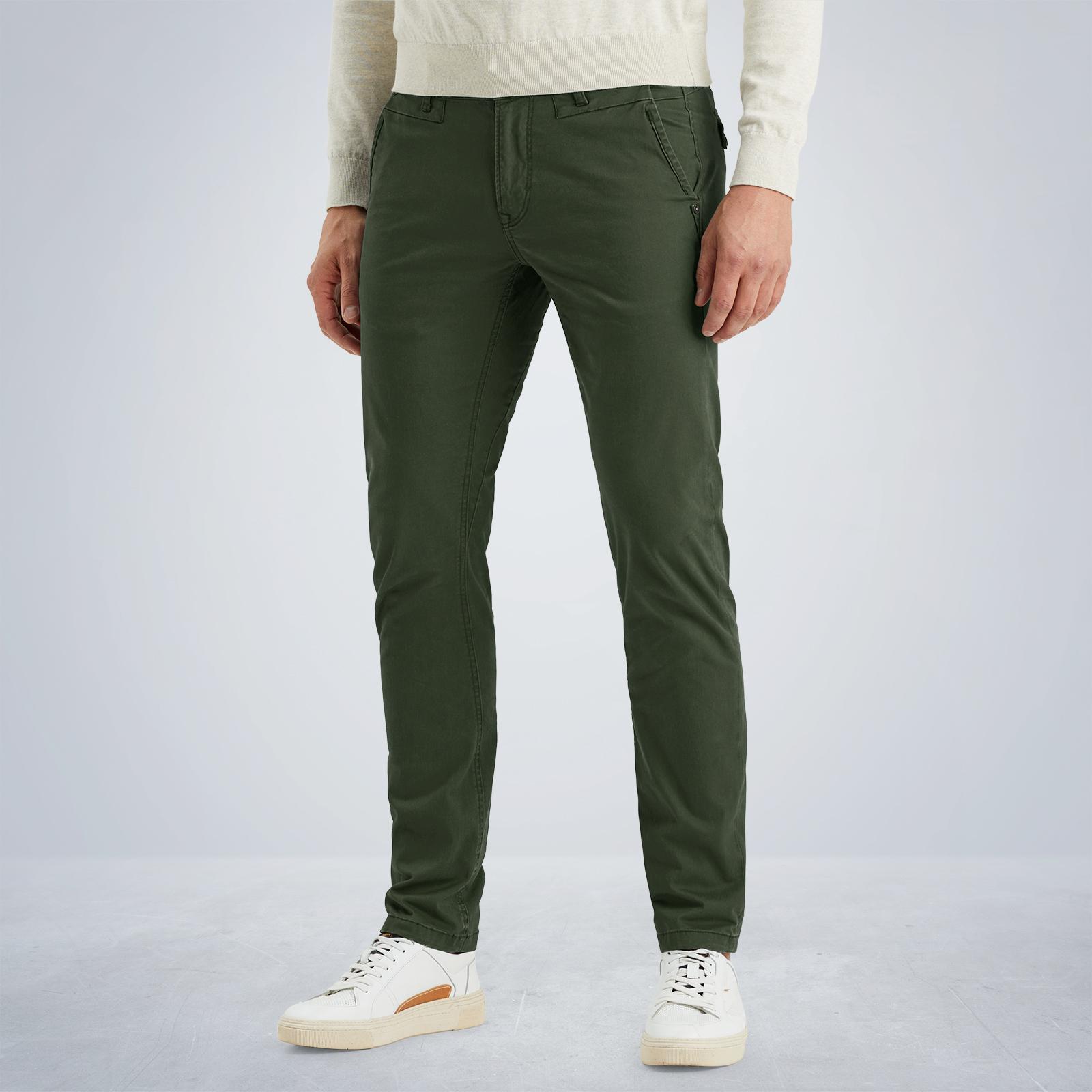 PME Legend tapered fit chino american classics donkergroen